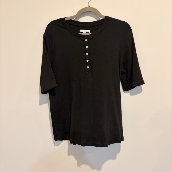 Free Assembly Other - Free Assembly XL Men's Shirt 1/2 Button Front Black